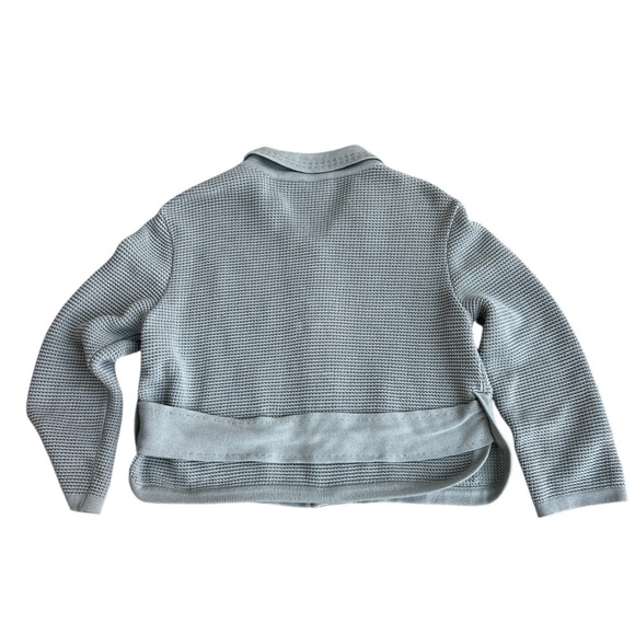 Alberta Ferretti Made in Italy Gray Knit Cardigan Sweater - Picture 3 of 7
